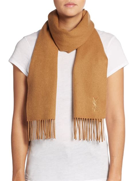 yves Saint Laurent cashmere scarf